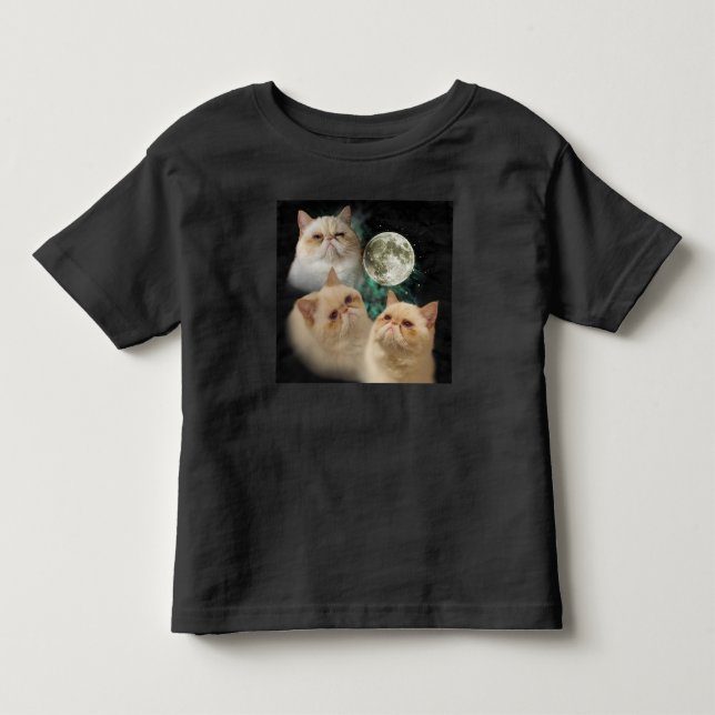 För månesmåbarn för tre Linus skjorta Tee Shirt (Framsida)