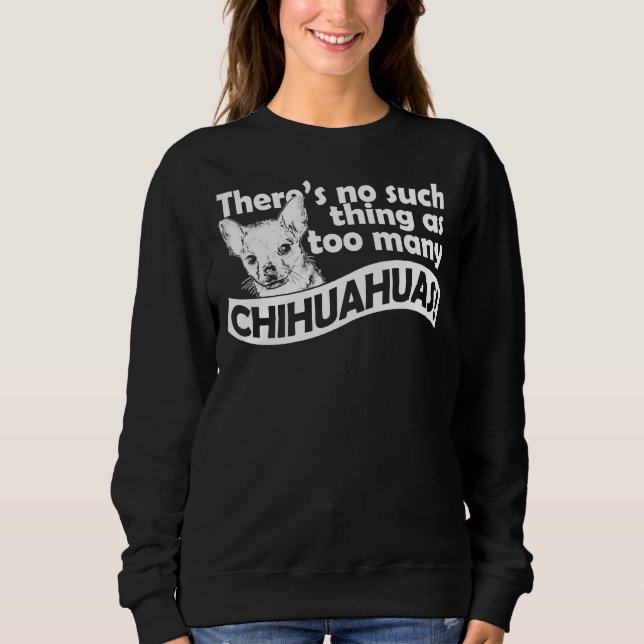 För många Chihuahuas T Shirt (Framsida)