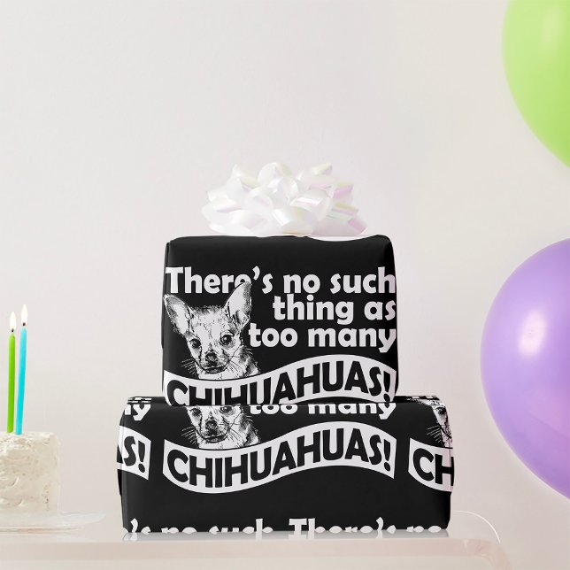 För många Chihuahuas Wrapping Papper Presentpapper (Skapare uppladdad)
