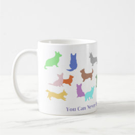För många Corgis Kaffemugg