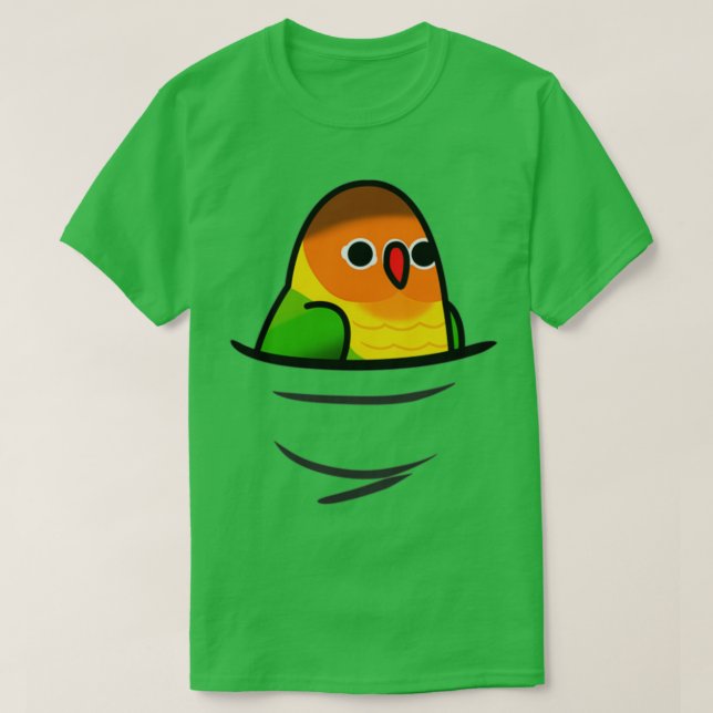 För många fågel Fischers Lovebird T Shirt (Design framsida)