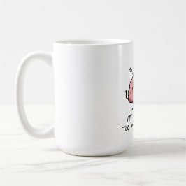 För många flikar öppna – Rolig hjärna T-Shirt Kaffemugg