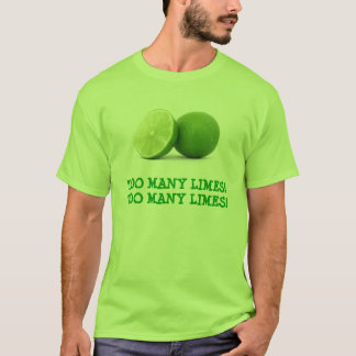 För många limefrukter tee