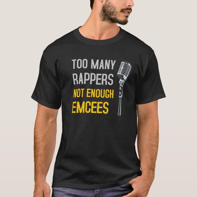 För många rappare t-shirt (Framsida)
