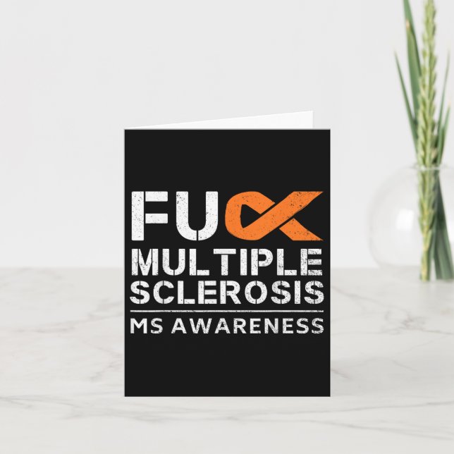 För Många Sclerosis, informationsstöd Kort (Framsida)