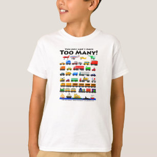 För många! (Svart bokstäver) T-shirt