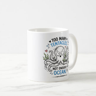 För många tentakler Ocean älskare kaffemugg