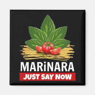 För Marinara spagetti för tomater för basilika Magnet