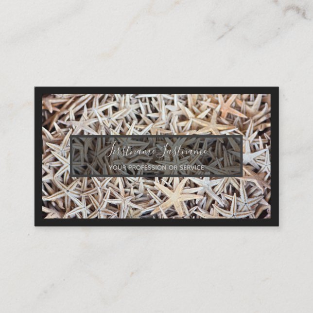 För maritima experter och sjömatshavet älskare visitkort (Framsida)