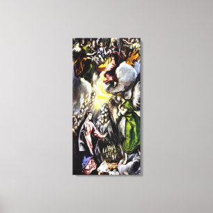 För Mary för Annunciation för El Greco jungfrulig Canvastryck