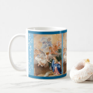 För Mary för Annunciation välsignad jungfrulig Kaffemugg