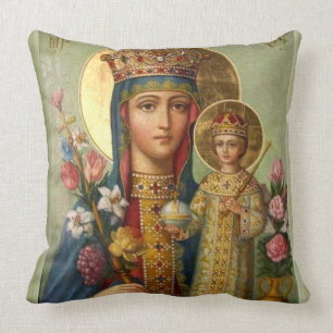 För Mary Madonna Jesus för drottning jungfruliga Kudde