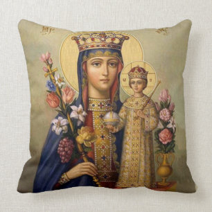 För Mary Madonna Jesus för drottning jungfruliga Kudde