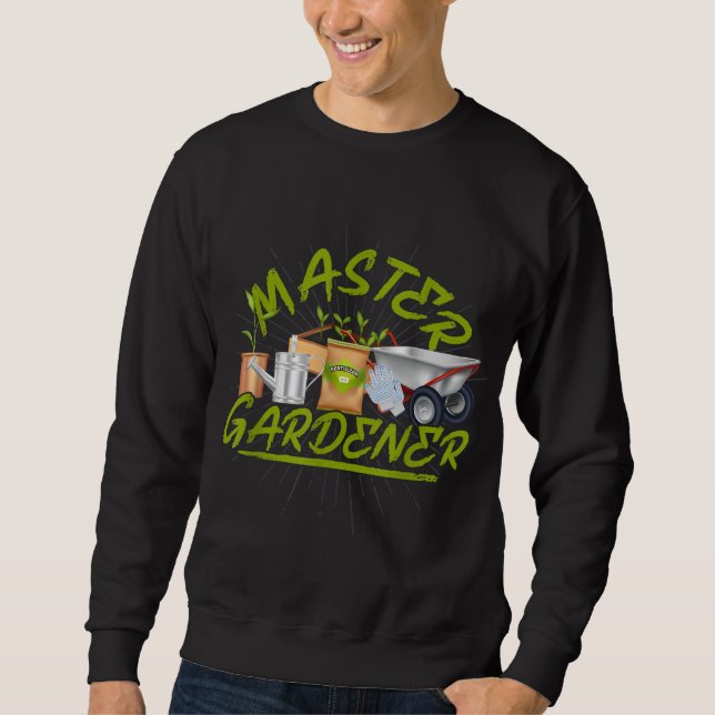  för Master Gardener Lång Ärmad Tröja (Framsida)