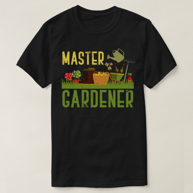  för Master Gardener T Shirt (Design framsida)
