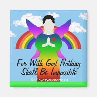 För med Gud ska inget vara omöjligt Magnet