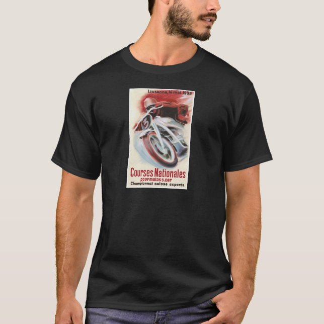 För medborgaremotorcykel för 1939 schweizare t shirt (Framsida)