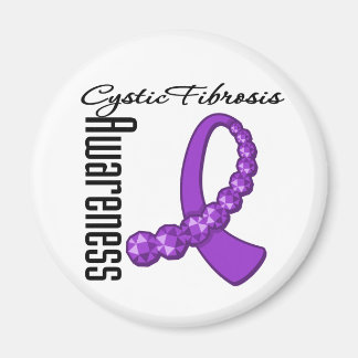 För medvetenhetGemstone för Cystic Fibrosis band Magnet
