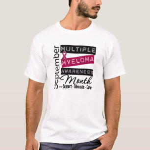 För medvetenhetmånad för åtskillig Myeloma ser T-shirt