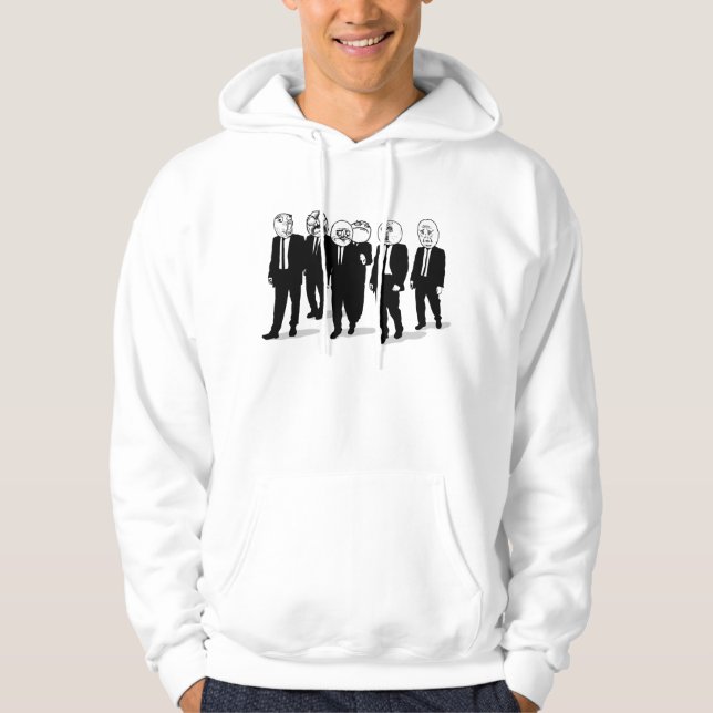 för memeansikten för ursinne komiskt gå. mig sweatshirt (Framsida)