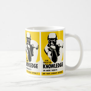 För mer underbar kunskap kaffemugg