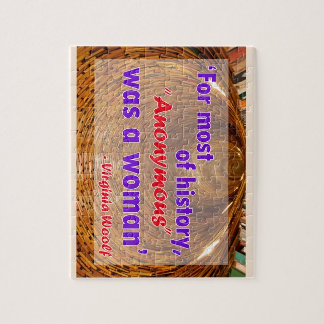 För mest av historia anonym var en kvinna pussel (Vertikal)