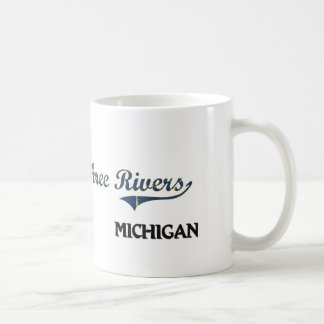 För Michigan för tre floder klassiker stad Kaffemugg