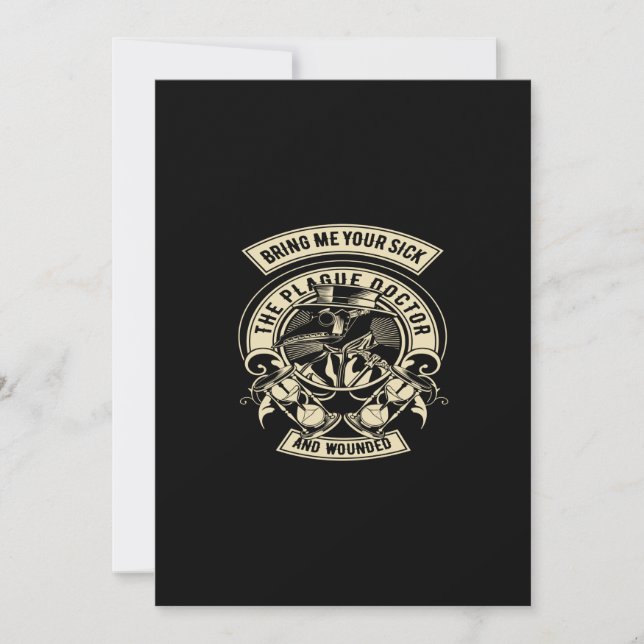 för mig dina sjuka pestdoktorn och sårade inbjudningar (Framsida)