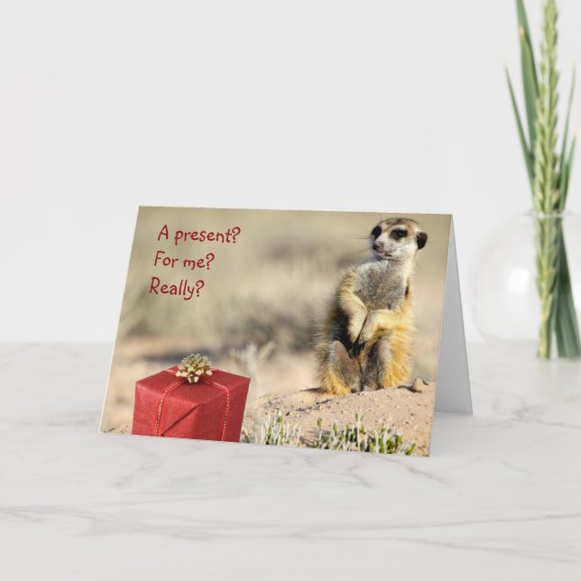 För mig? - En KMP-julkort Helgkort (Framsida)