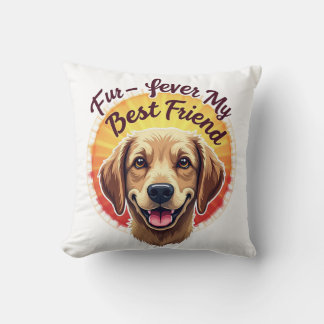 För min bästa vän Hund älskare Kudde