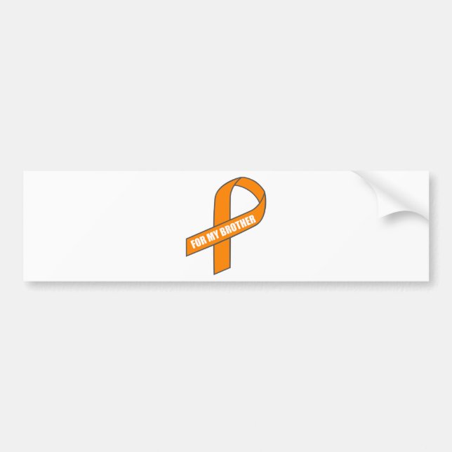 För min broder (det orange bandet) bildekal (Framsidan)