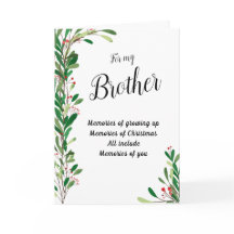 För min Brother Helgdag Berry botaniska jul