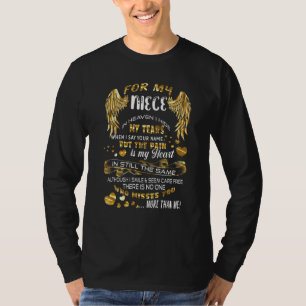 För min dotter i himlen som missar dig mer än jag t shirt