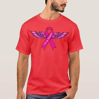 För min dotter Rosa Vinge Coola Breast Cancer Medv T Shirt