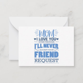 För min Fantastisk Mamma Anteckningskort