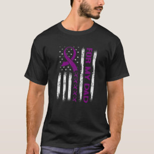 För min Flagga för ökad medvetenhet om cancer i T Shirt