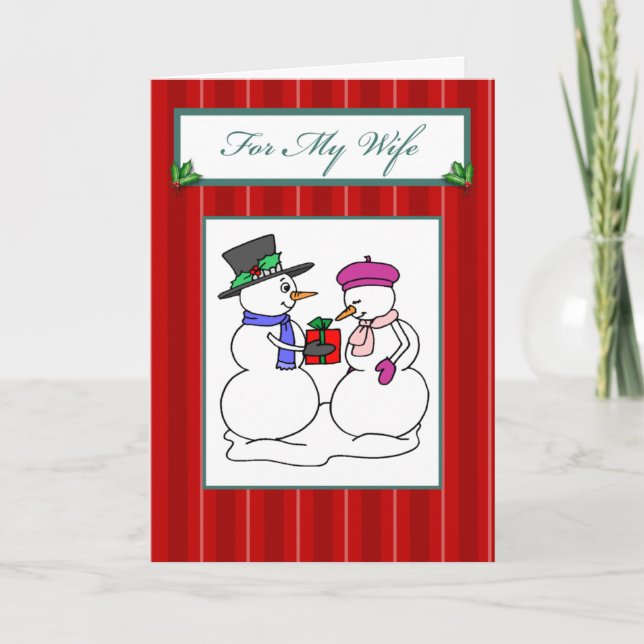 För min fru jul helgkort (Framsida)