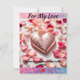 För min kärlek julkort