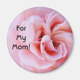 För min mamma! magnet Rosa rosblommor moms