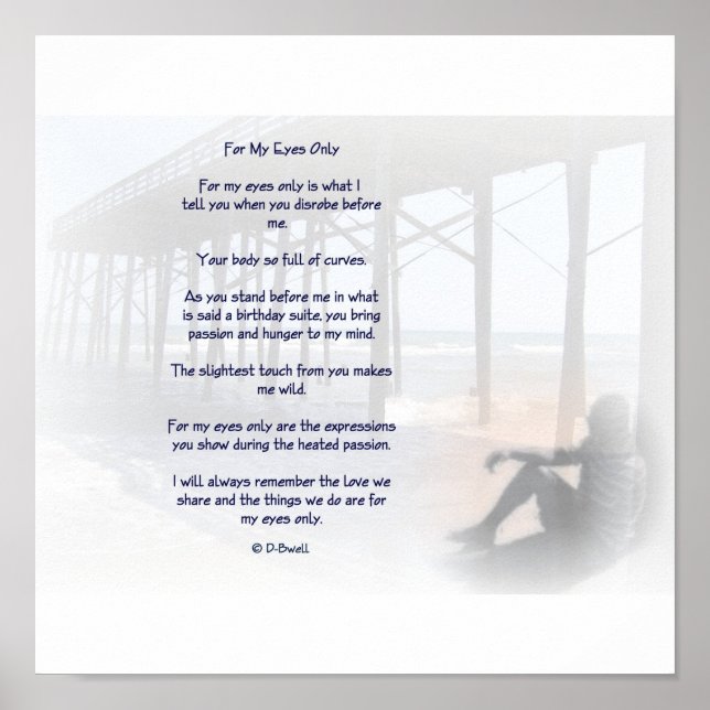 För min ögon-vattenstämpel poster (Framsidan)