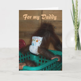 För Min pappa Baby i tidningar Kort