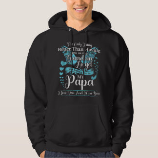 För min Pappa i himlen i Kärlek, så missar du Memo Hoodie