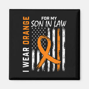 För min son i juridik, Leukemi Cancer Awareness Us Magnet