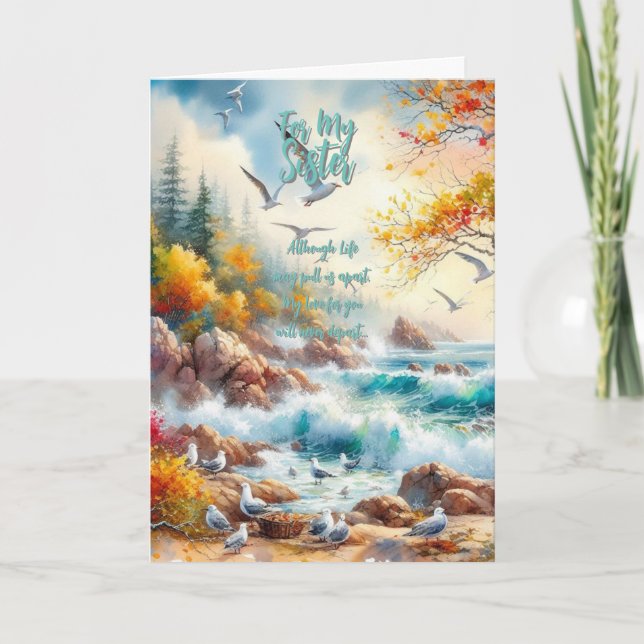 För min syster tack kort (Framsida)