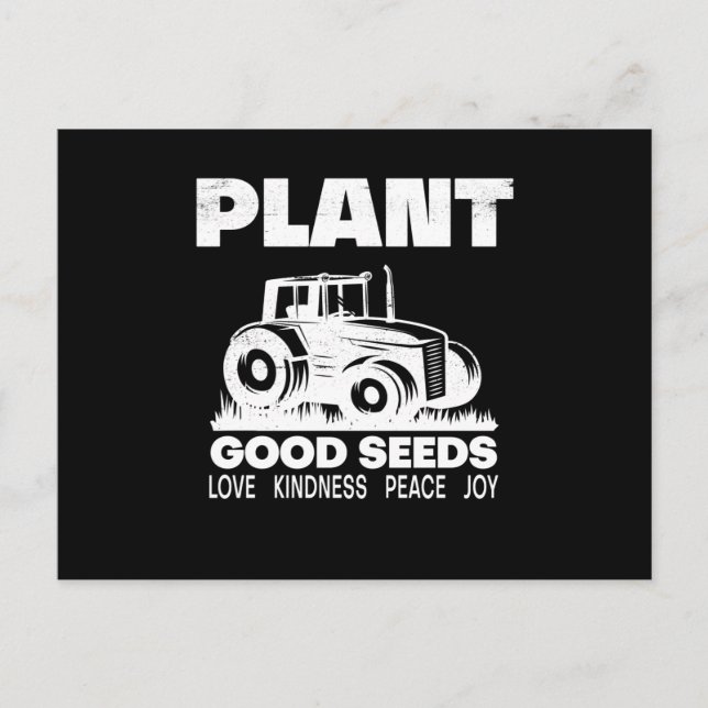 för min traktor är sexig, jordbrukarnas gåva vykort (Framsida)