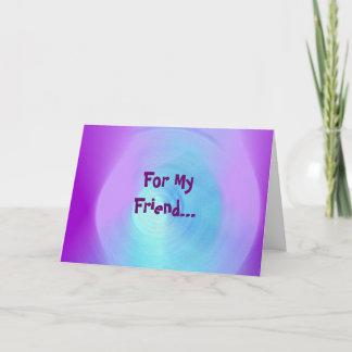 För min vän.. Kort