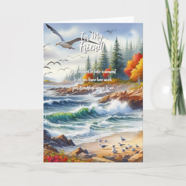 För min vän tack kort (Framsida)