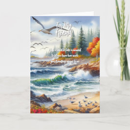 För min vän tack kort