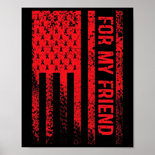 För min vänskapliga medvetenhet om blodcancer poster (Framsidan)