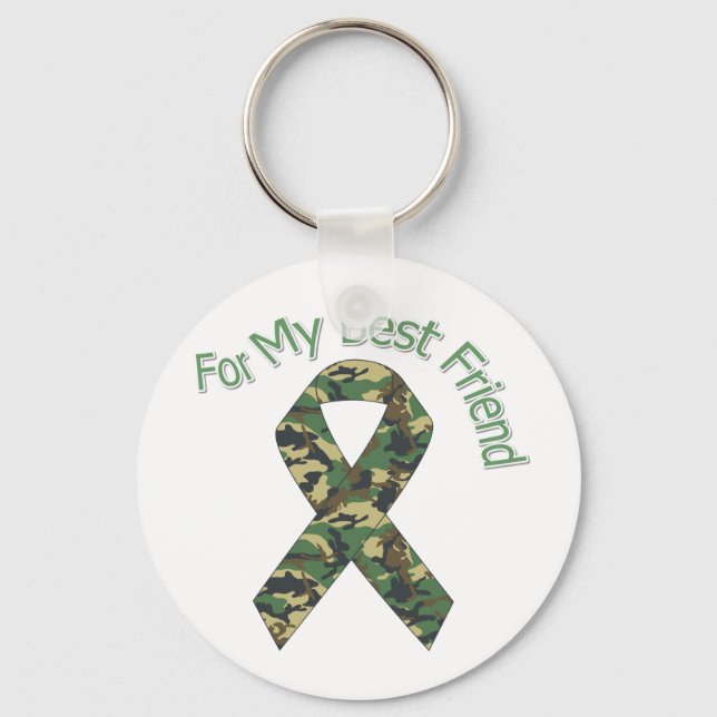 För mitt bästa vänliga militära band nyckelring (Framsida)